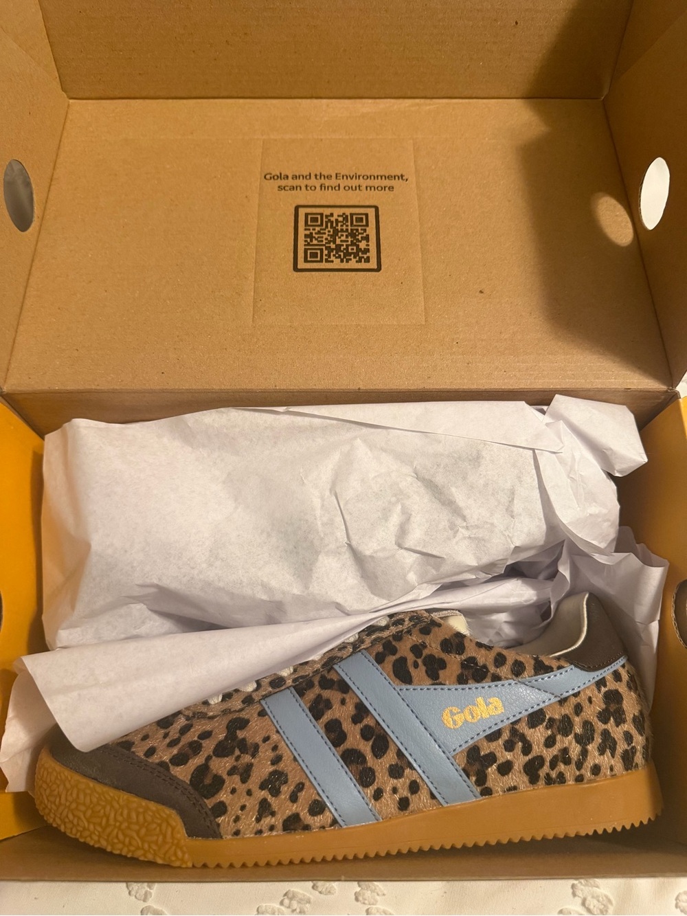 Gola x Anthropologie Elan Leopard Print Sneaker - Picture 3 of 9